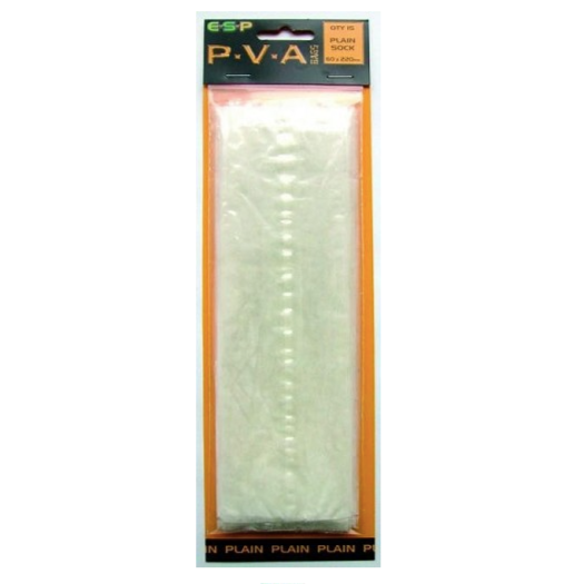 ESP PVA Bags (QTY15, Sock, Plain - 60x180mm)