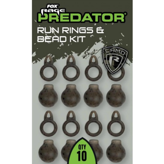 Fox Rage Run Rings & Buffer Beads