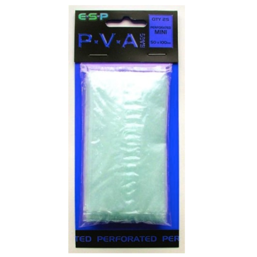 ESP PVA Bags (QTY25, Mini, Perforated - 50x100mm)