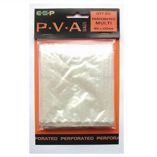 ESP PVA Bags (QTY20, Multi, Perforated - 85x100mm)