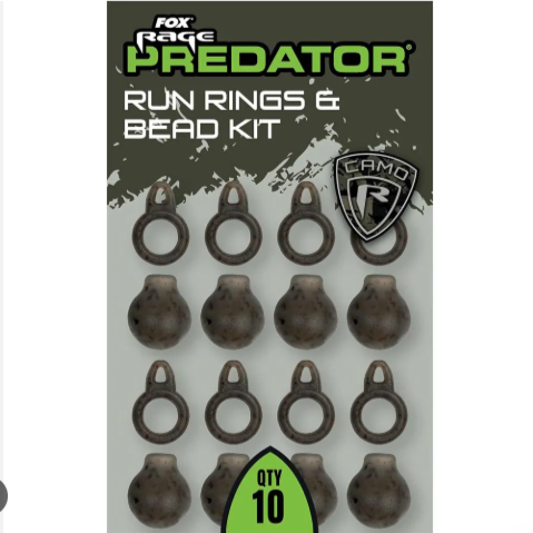 Fox Rage Predator Run Rings & Buffer Beads